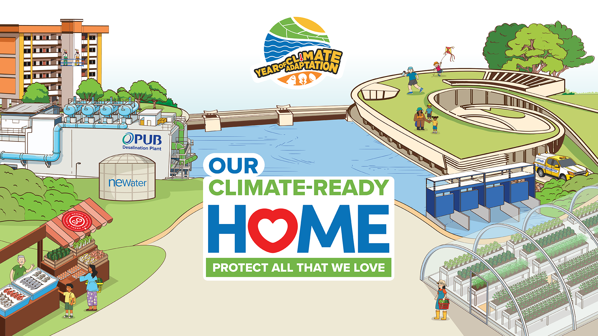 Home is the people we care about and the places we share. As our climate changes, how can we keep them safe? Step inside Our Climate-Ready Home to experience what hotter days, heavier rain, dry spells and rising seas mean for our everyday lives, our food, our water and our health. And for our businesses and communities. Discover how we can adapt and take action today to keep our homes and our neighbourhoods resilient. Together, we can protect all that we hold dear in a changing climate.